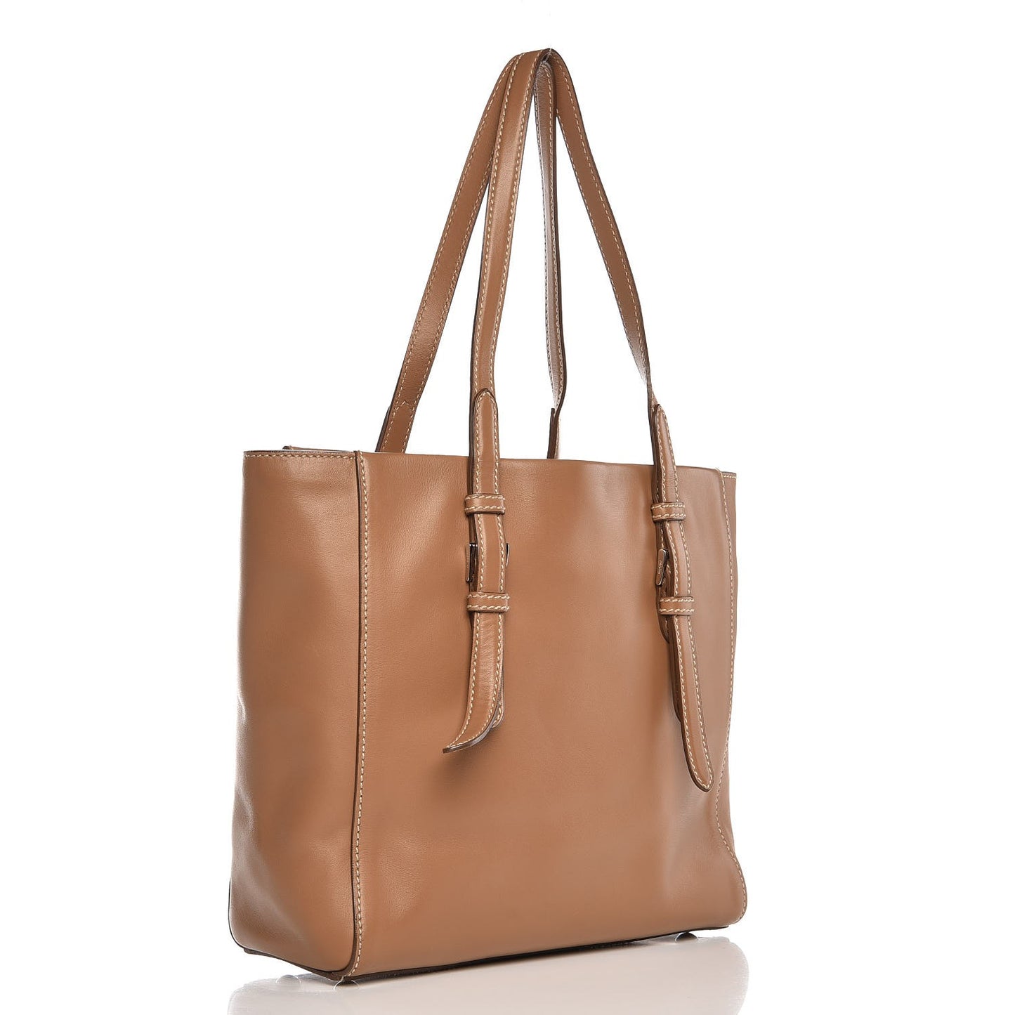 City Calf Sport Tote Caramel