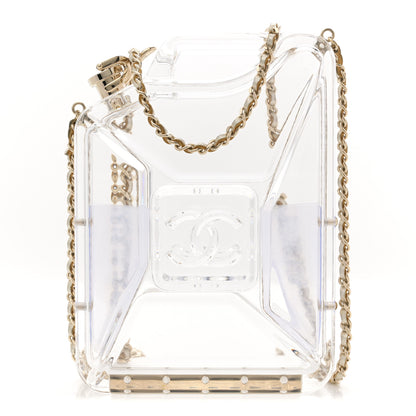 Chanel Plexiglass Dubai by Night Gas Tank Clutch 1 of 10