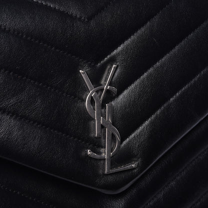 Saint Laurent Calfskin Y Quilted Monogram Medium Loulou Chain Satchel Black 11 of 11