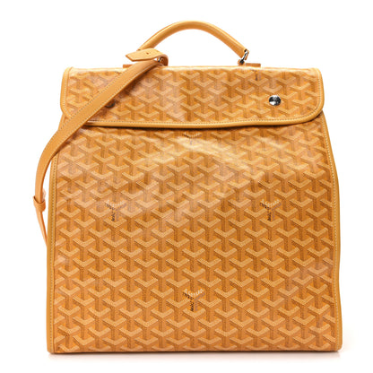 Goyard Goyardine Saint Leger Soft Briefcase Backpack Yellow 1 of 9