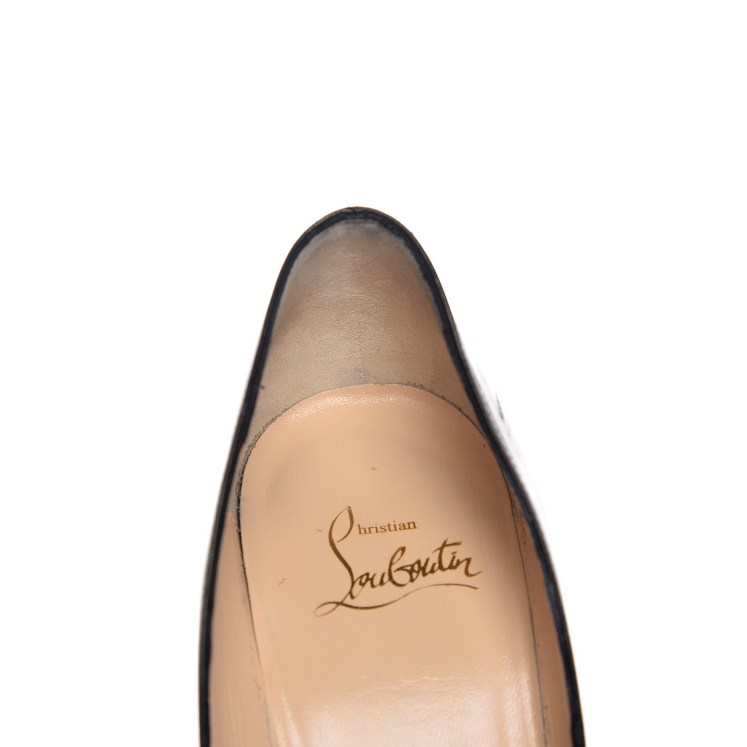 Christian Louboutin Shiny Nappa Pigalle Follies 100 Pumps 37 Black 13 of 17