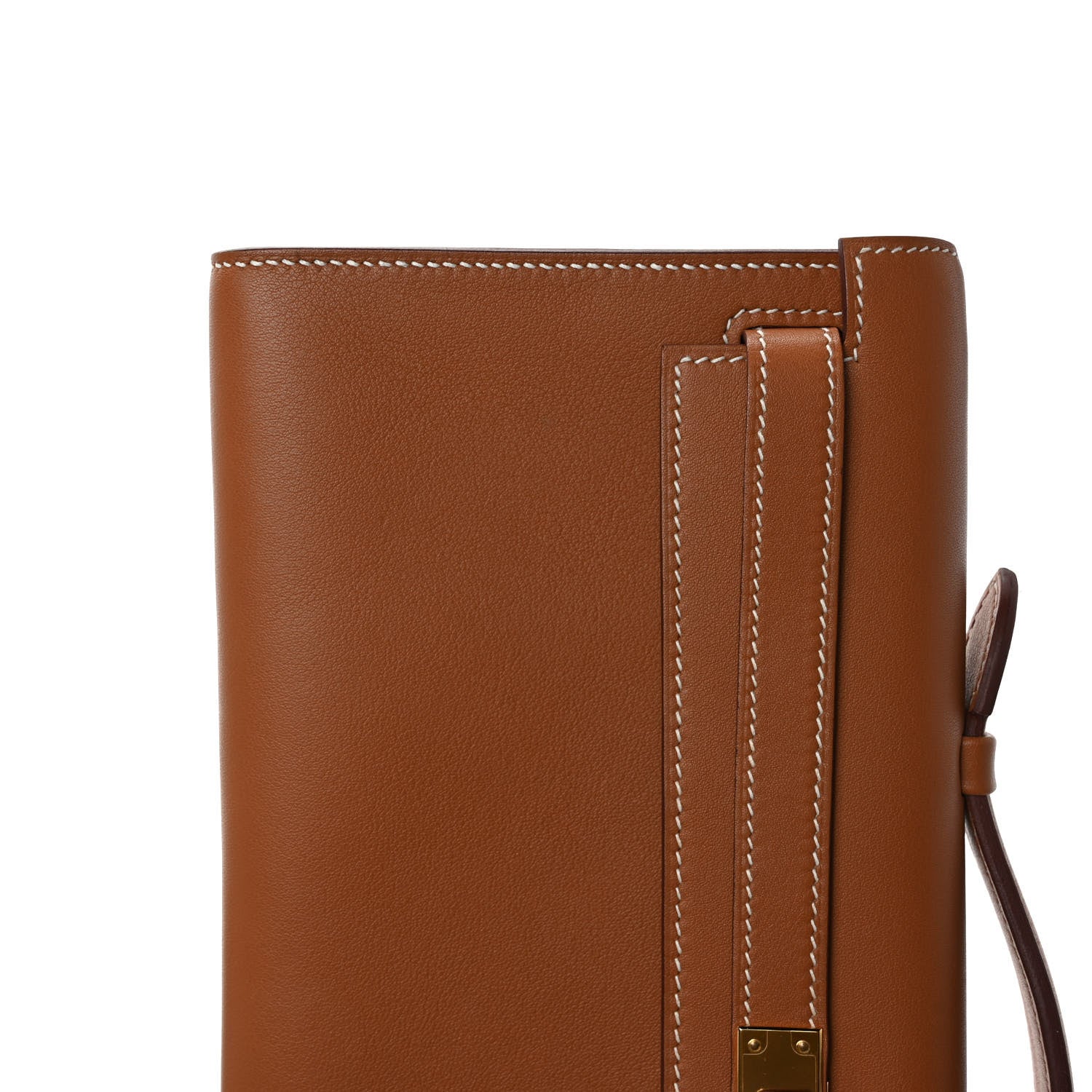 Hermes Swift Kelly Cut Clutch Pochette Gold 8 of 8