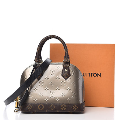 Louis Vuitton Vernis Epi Monogram Alma BB Champagne Metallise 10 of 10