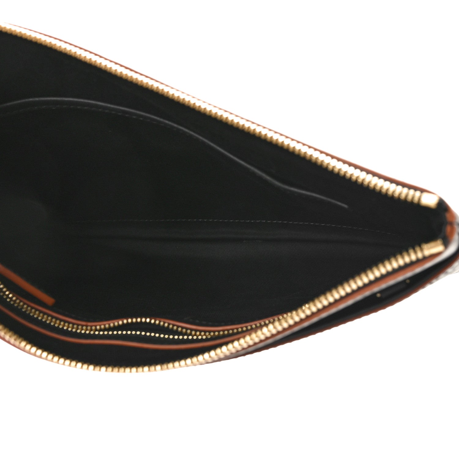 MCM Calfskin Monogram Klara Crossbody Pouch Black 5 of 8