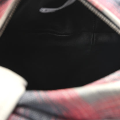 Bottega Veneta Nappa Tartan Shirt Effect Mini Jodie Grey Red 4 of 8