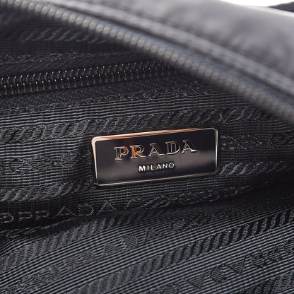 Prada Tessuto Nylon Flat Messenger Bag Blue 6 of 9