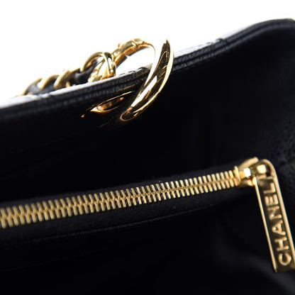 Chanel Caviar Quilted Grand Shopping Tote GST Black 9 of 12