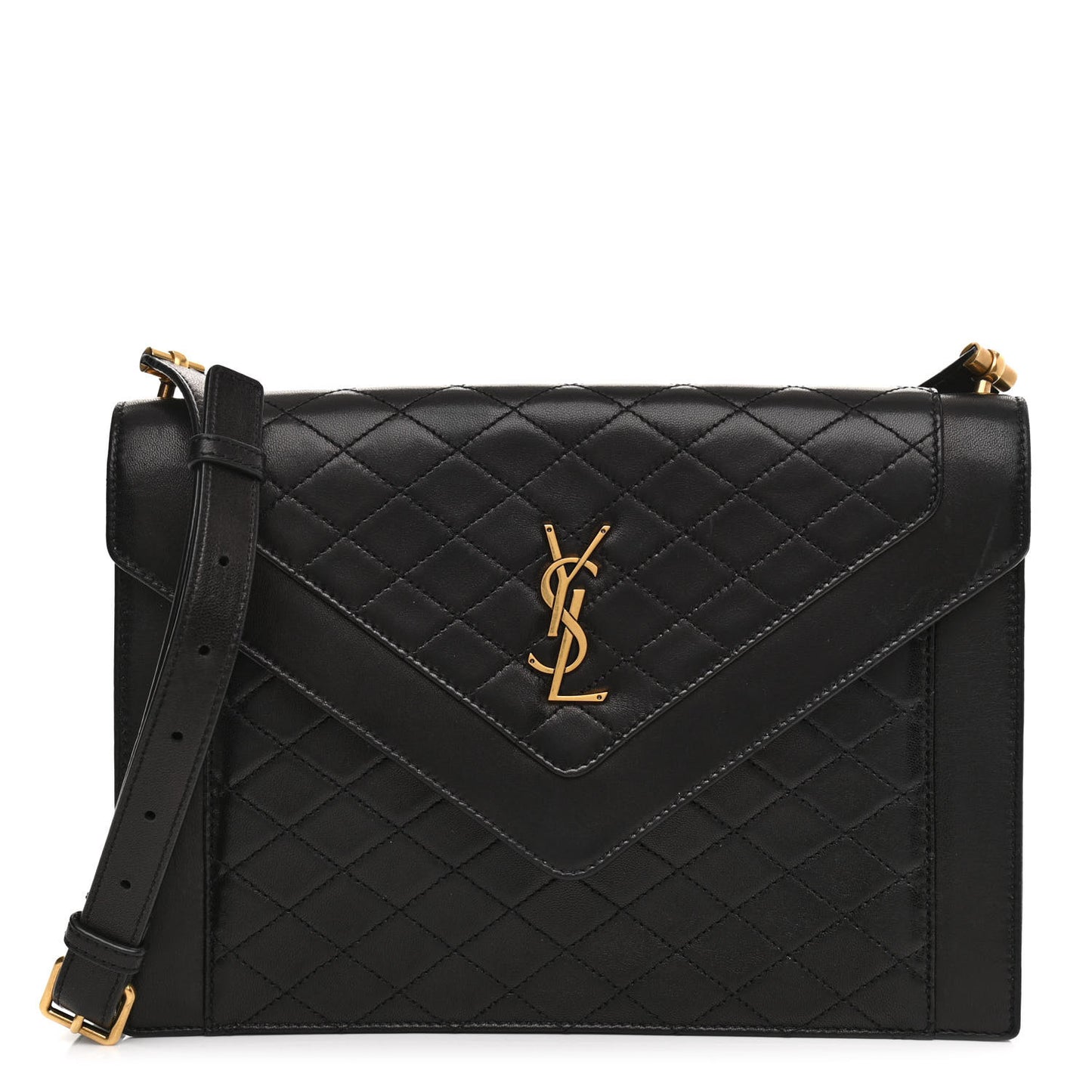 Lambskin Quilted Mini Gaby Satchel Black