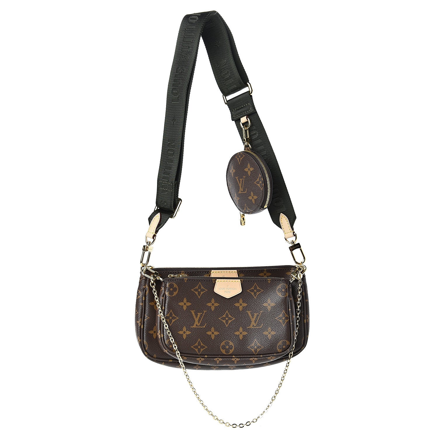 Louis Vuitton Monogram Multi Pochette Accessories Kaki 1 of 14