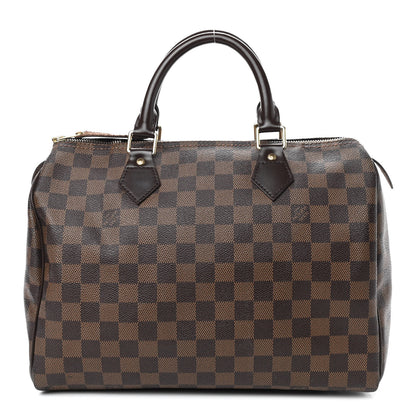 Louis Vuitton Damier Ebene Speedy 30 1 of 9