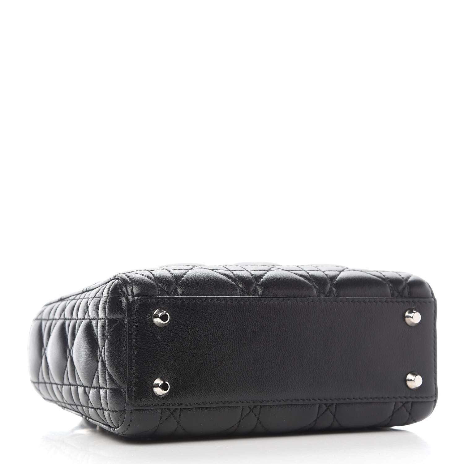 Christian Dior Lambskin Cannage Mini Lady Dior Black 4 of 8