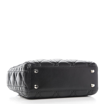 Christian Dior Lambskin Cannage Mini Lady Dior Black 4 of 8
