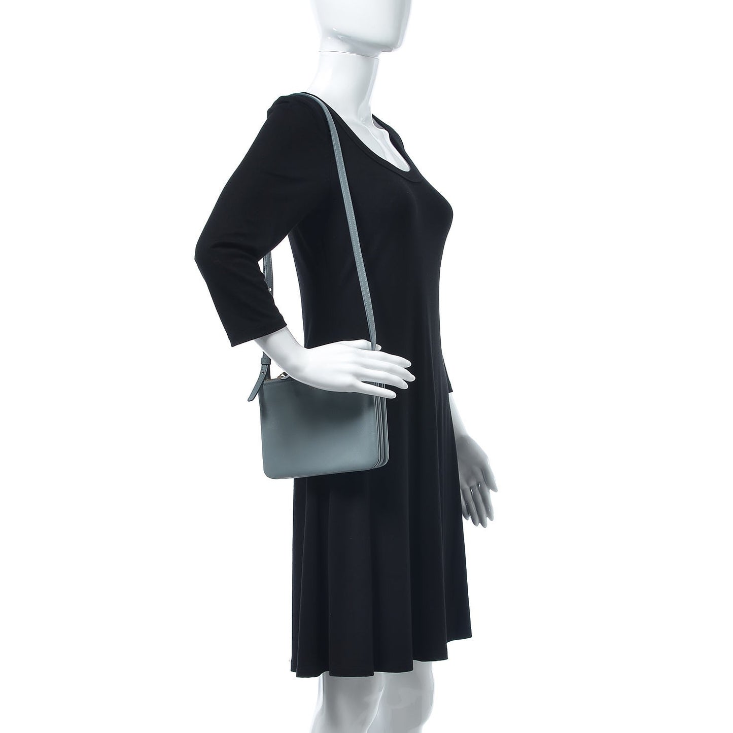 Lambskin Small Trio Crossbody Bag Storm