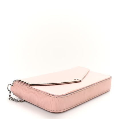 Louis Vuitton Epi Pochette Felicie Rose Ballerine 4 of 12