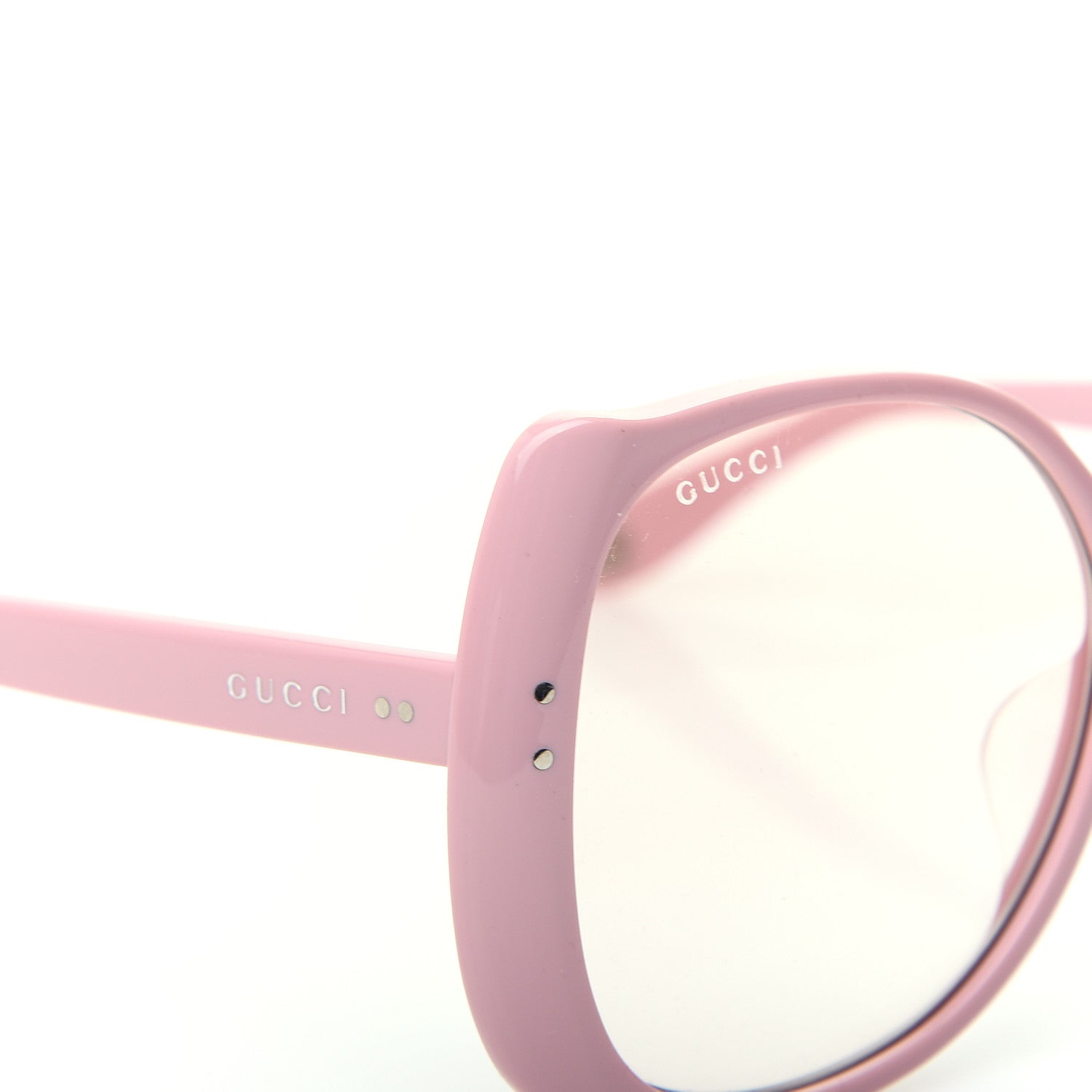 Gucci Acetate Oversize Square GG0472S Sunglasses Pink 7 of 7