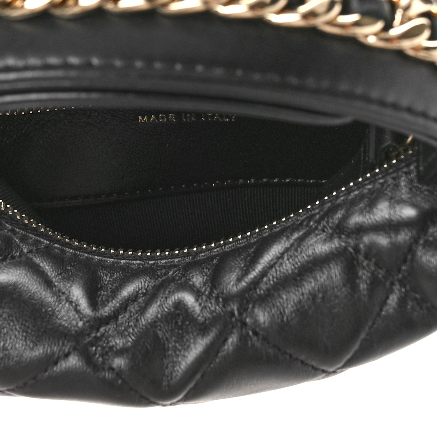 Chanel Quilted Chain Around Pouch Black 5 of 10