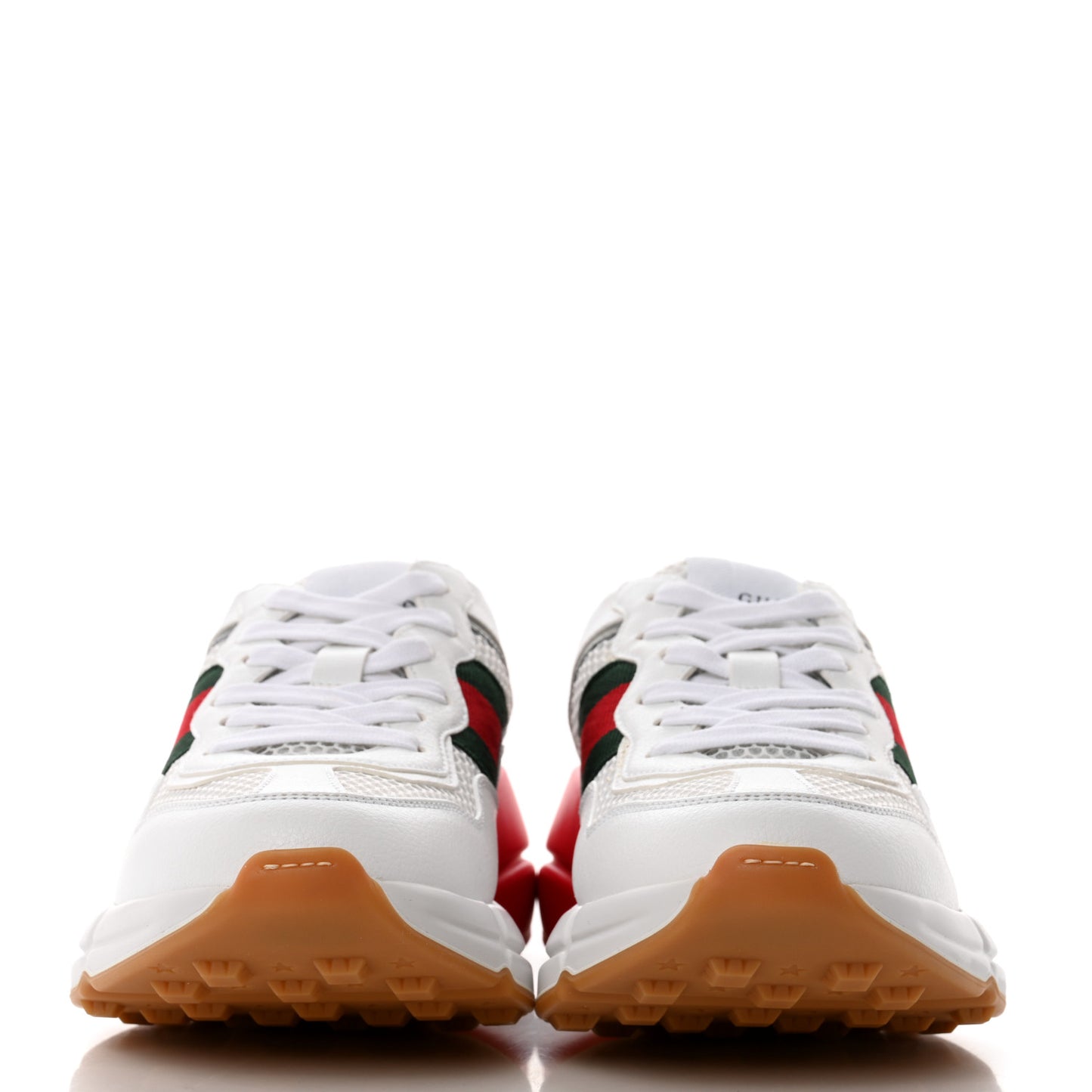 Lavaredo Eco Fabric Mesh Web Womens Rhyton Reflective Sneakers 36 Great White Green Red Silver