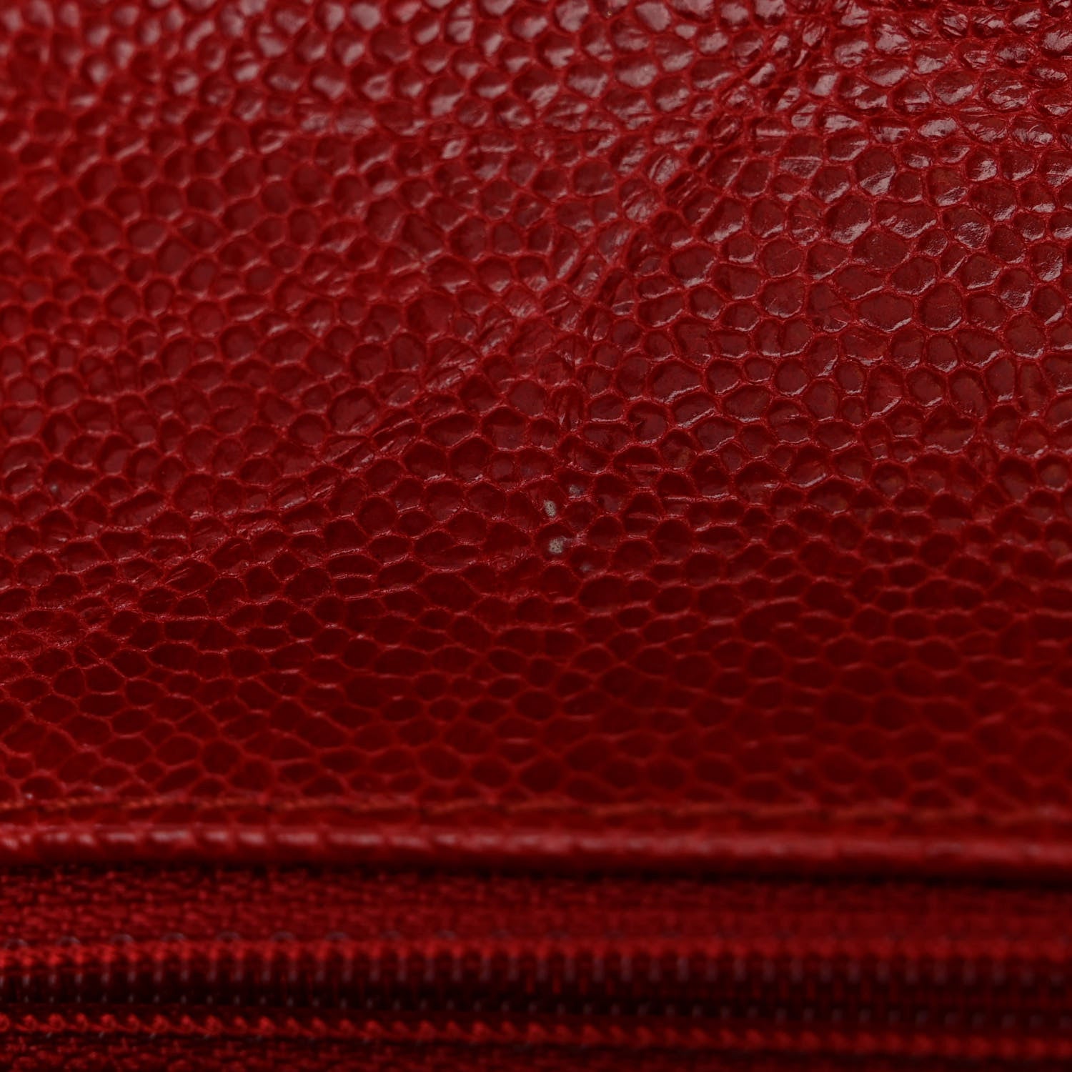 Chanel Crumpled Grained Calfskin Small Flap Red 11 of 12