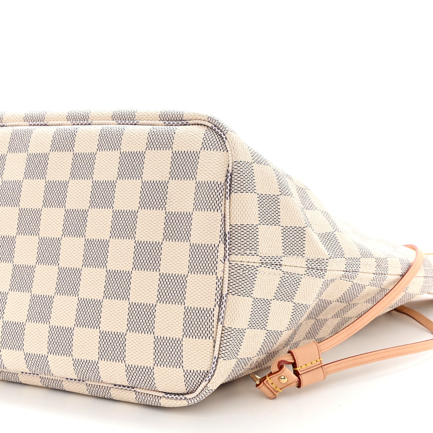 LOUIS VUITTON Damier Azur Neo Neverfull MM Rose Ballerine