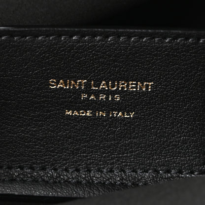 Saint Laurent Calfskin Large Shopping Tote Black 7 of 12