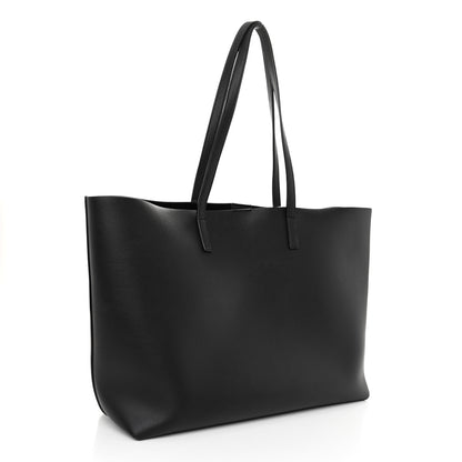 Saint Laurent SAINT LAURENT Calfskin Large Shopping Tote Black 4 of 9