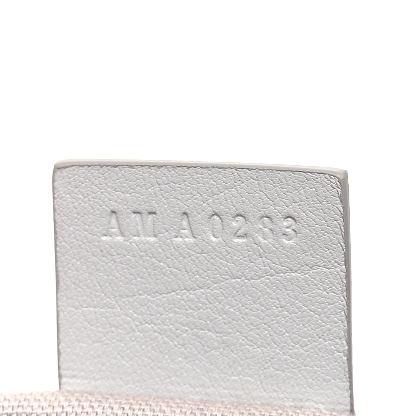 Tumbled Calfskin Mini Voyou Boyfriend Party Bag Light Grey