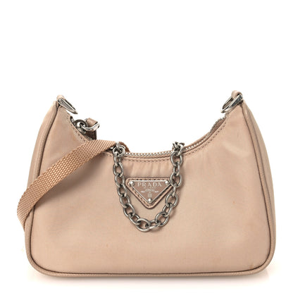 Prada Tessuto Nylon Saffiano Mini Re-Edition 2000 Shoulder Bag Cammeo 1 of 14