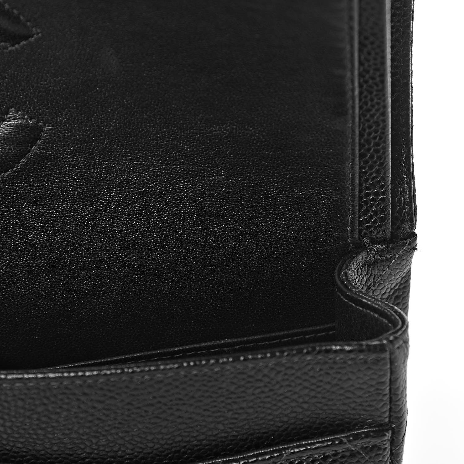 Chanel Caviar Quilted Medium Double Flap Black 12 of 16