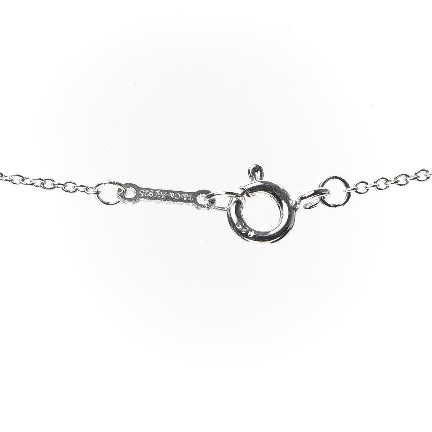 Sterling Silver Diamond Paloma Picasso Double Loving Heart Necklace