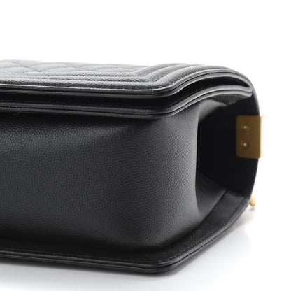 Chanel Caviar Quilted Medium Boy Flap Black 9 of 9