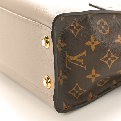 Louis Vuitton Calfskin Monogram On My Side PM Greige 9 of 9