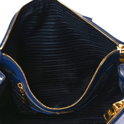 Prada Saffiano Large Galleria Double Zip Tote Bluette 7 of 16