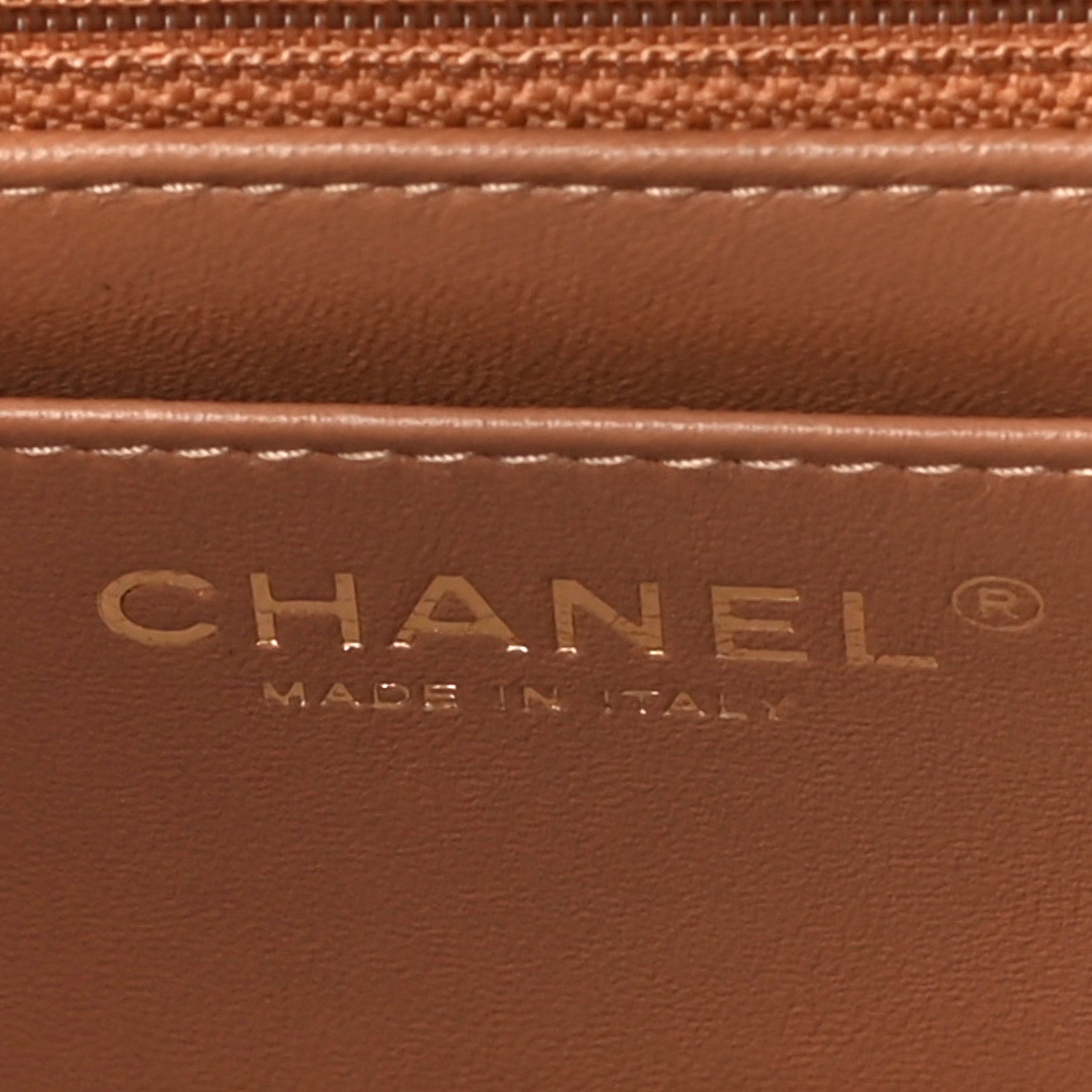 Chanel Lambskin Quilted Mini Rectangular Flap Brown 5 of 10