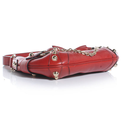 Gucci Leather Horsebit Small Handbag Red 4 of 7