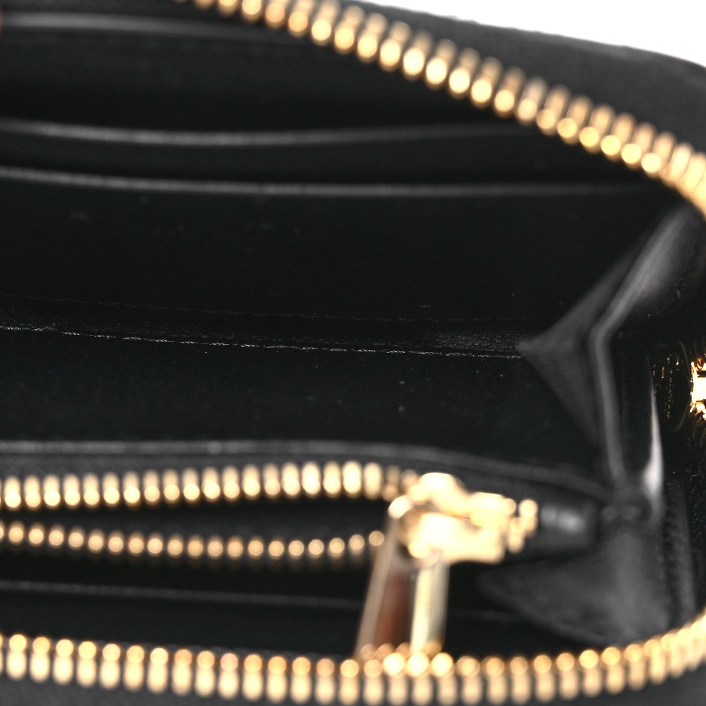 Lambskin Cannage Small Lady Dior Voyageur Coin Purse Black