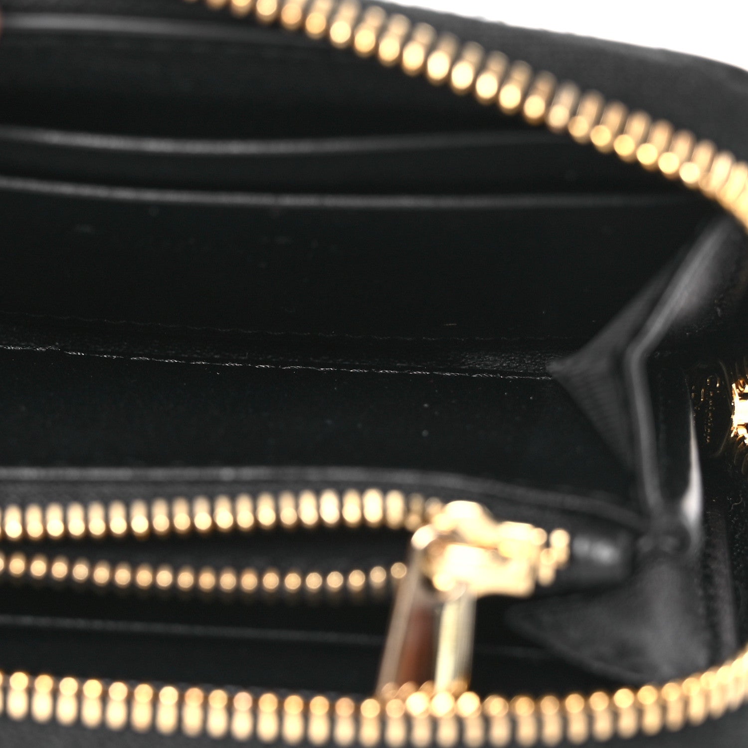 Christian Dior Lambskin Cannage Small Lady Dior Voyageur Coin Purse Black 5 of 10