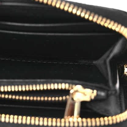 Christian Dior Lambskin Cannage Small Lady Dior Voyageur Coin Purse Black 5 of 10