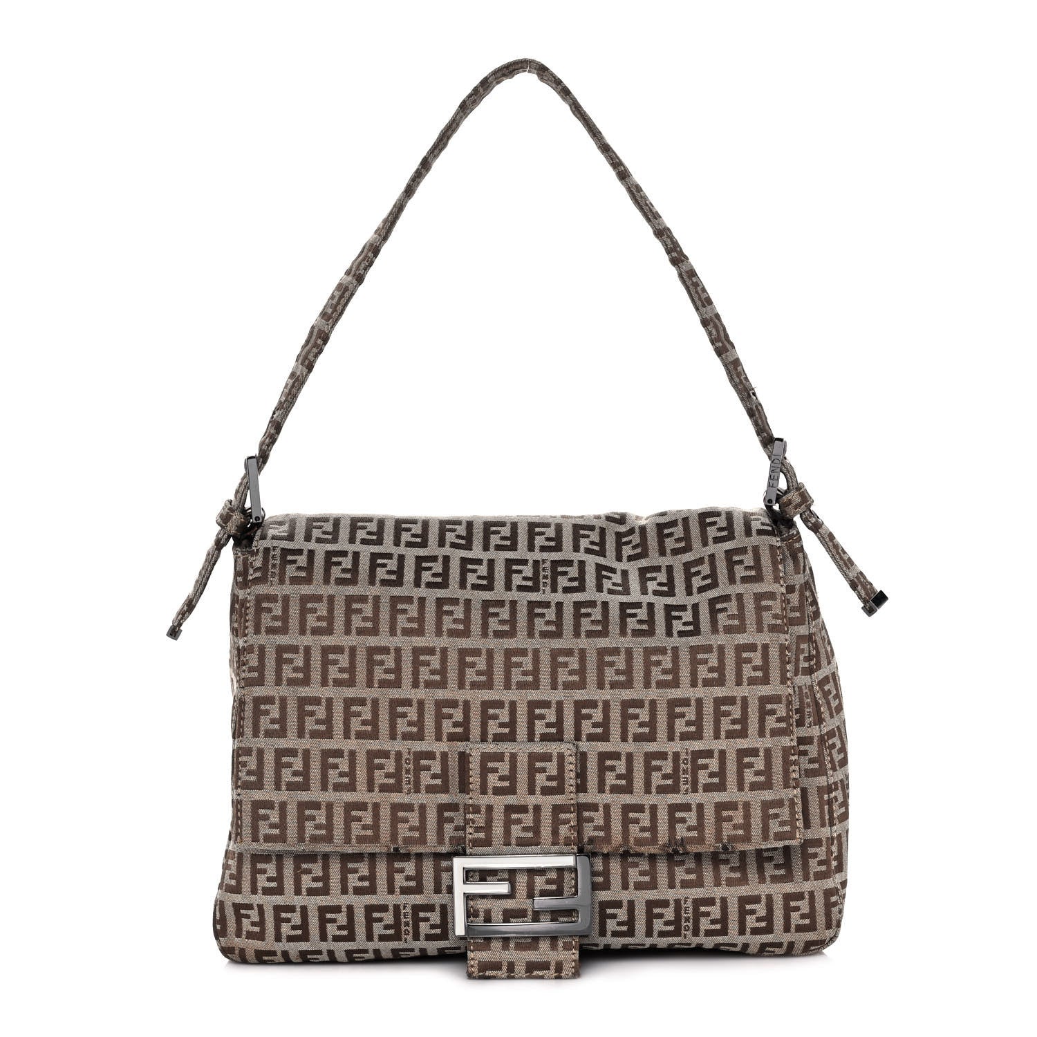Fendi Zucchino Mama Baguette Brown 1 of 7