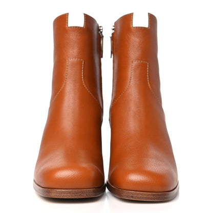 Hermes Epsom Womens Flatteuse 60 Ankle Boot 36 Naturel 2 of 9