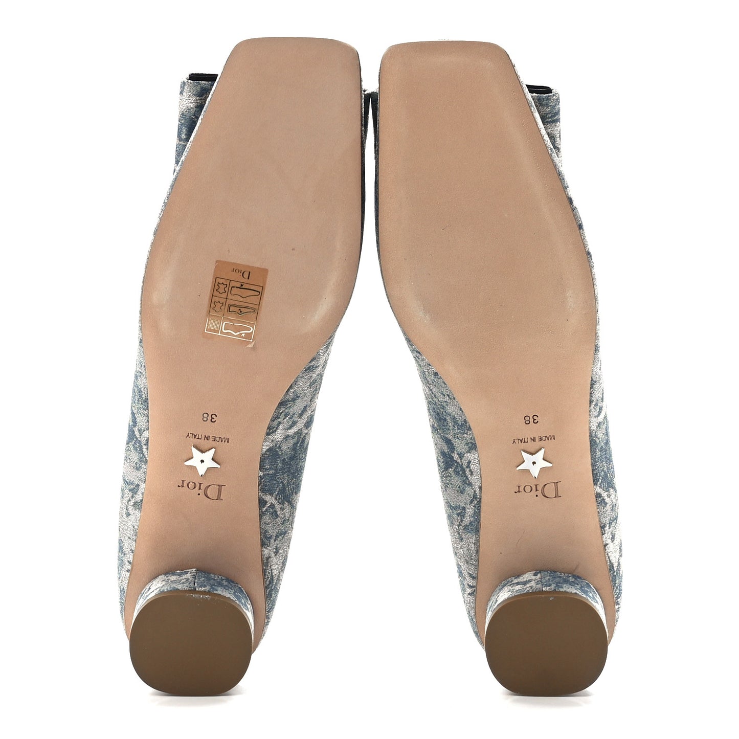 Brocart Lurex Dior Idylle 35mm Pumps 38 Canard