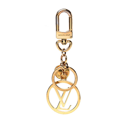 Louis Vuitton LV Circle Bag Charm Key Holder Gold 1 of 4