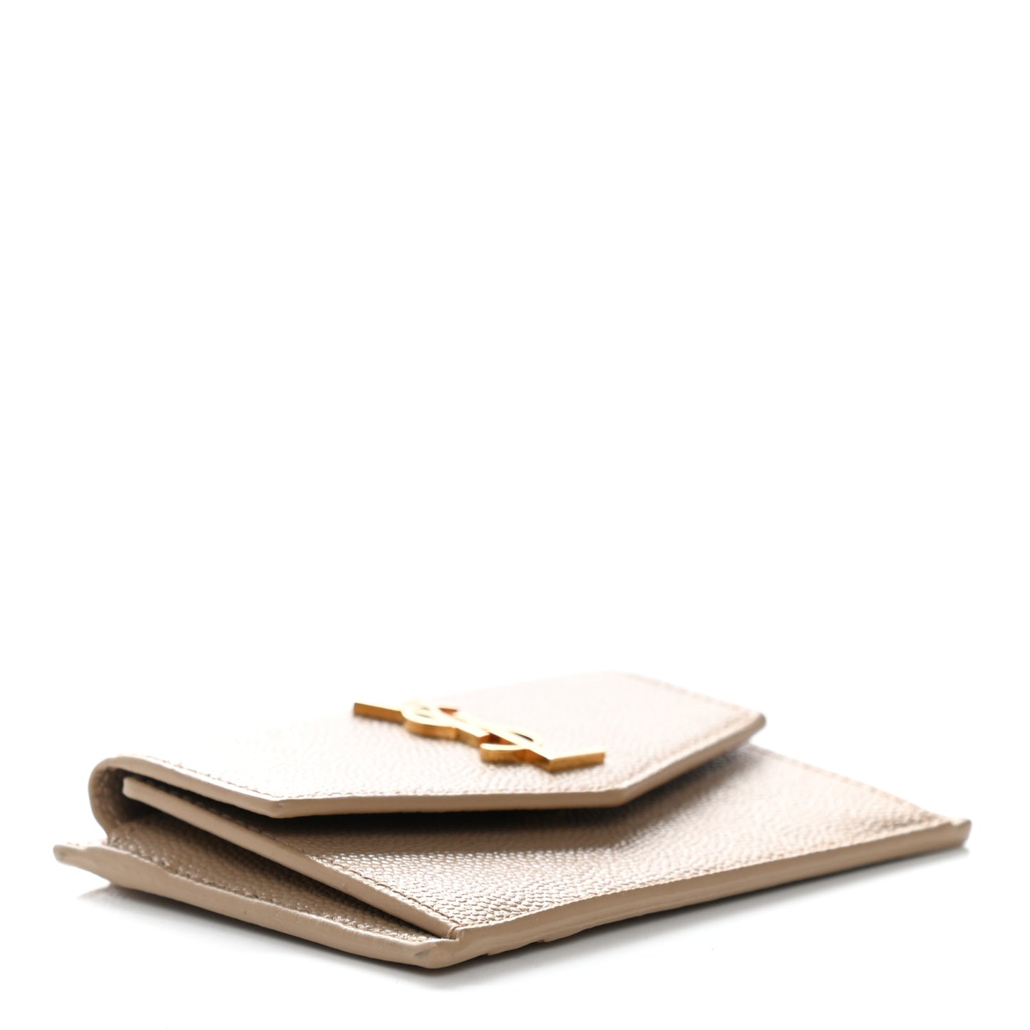 Grain De Poudre Uptown Monogram Card Case Dark Beige