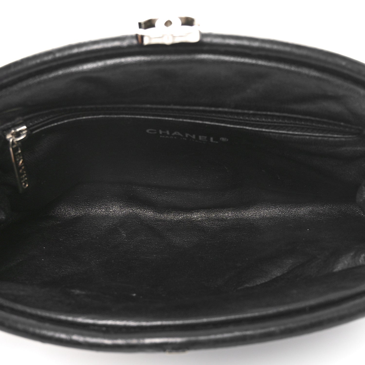 Chanel Lambskin Quilted Timeless Clutch Black 5 of 10