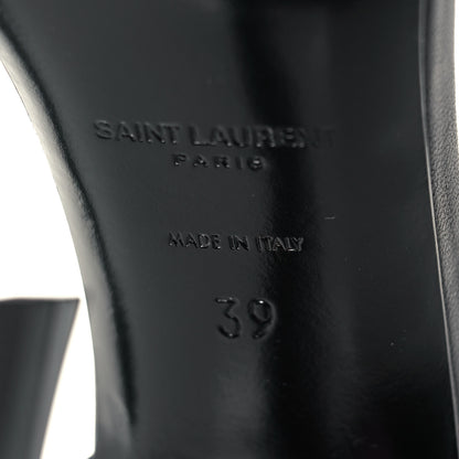Saint Laurent Calfskin Studded Opyum 110 Sandals 39 Black 6 of 8
