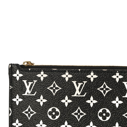 Louis Vuitton Monogram Giant Jungle Neverfull MM GM Pochette Black 11 of 12