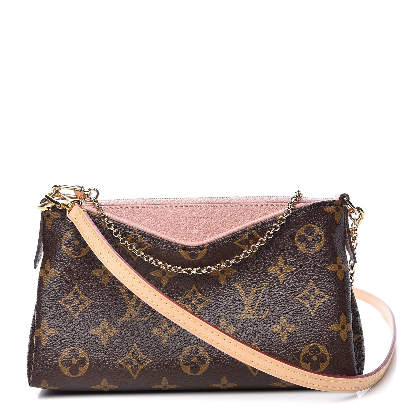 Monogram Pallas Clutch Rose Poudre