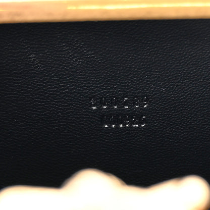 Alexander McQueen Lace Unicorn Knuckle Duster Box Clutch Black 7 of 10