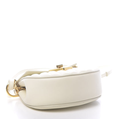 Chloe Calfskin Quilted Mini Drew Bijou Shoulder Bag Natural White 4 of 10