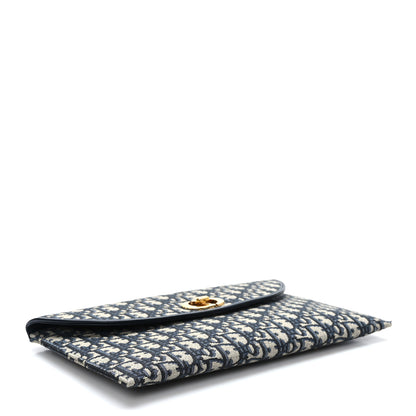 Christian Dior Oblique 30 Montaigne Avenue Pouch With Flap Blue 4 of 7