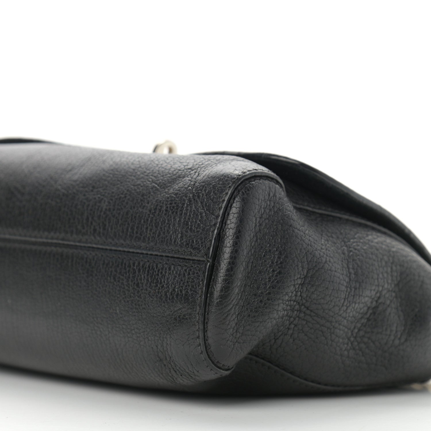 Mulberry Glossy Goatskin Small Lily Flap Black 12 of 18